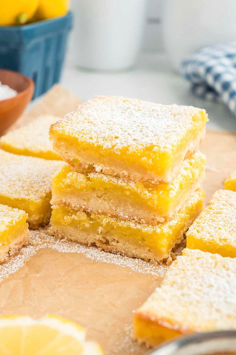 Lemon sugar cookie bars