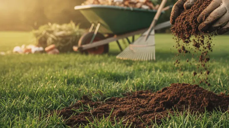 Work Compost into the Soil