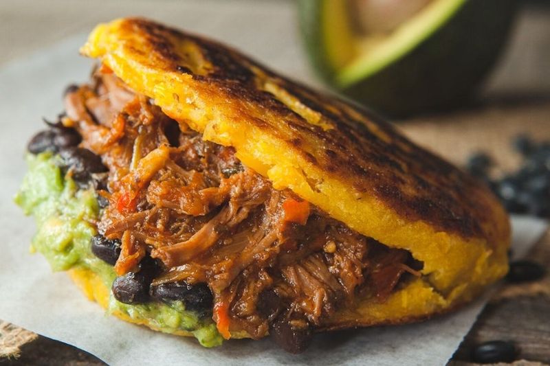 Arepa Pabellón from Pica Pica Arepa Kitchen