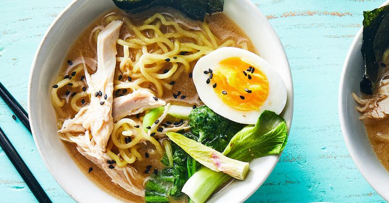 Bok Choy Ramen Noodle Bowl