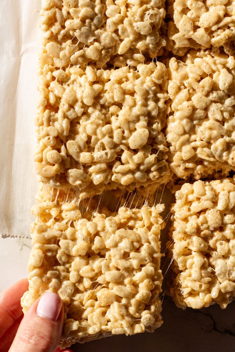 Vanilla Bean Rice Krispies Treats