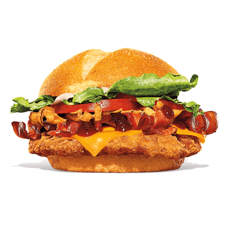 Burger King Bacon & Cheese Crispy Chicken Sandwich
