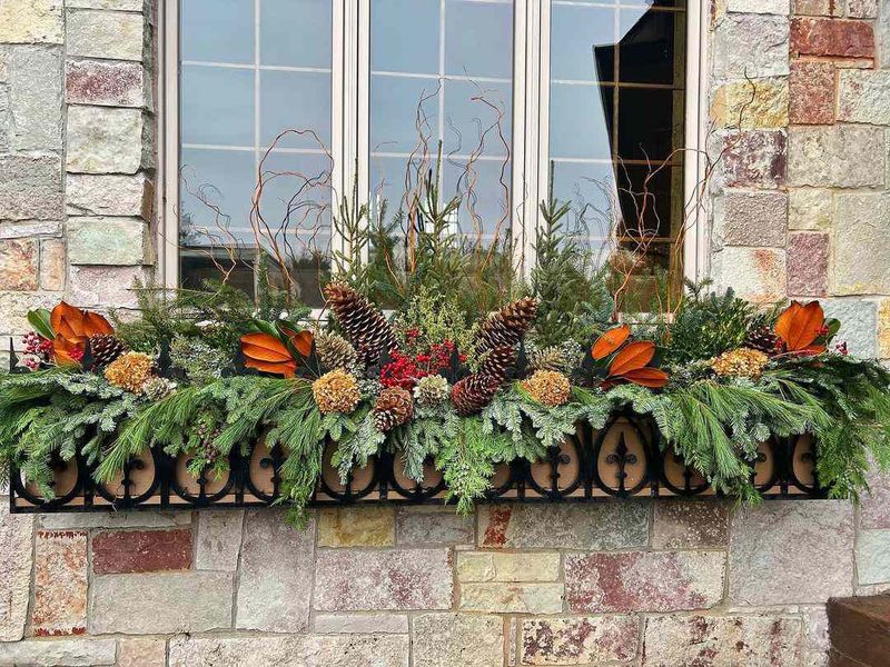 Layered Greenery and Drape