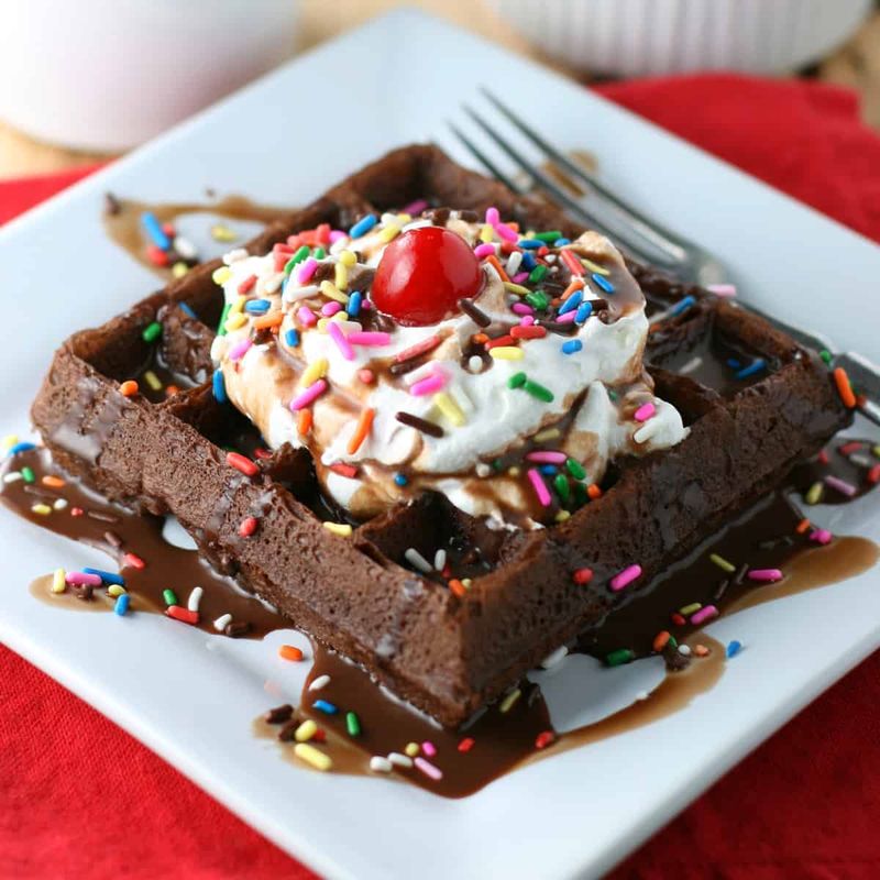 Bake Up Cake Mix Waffles or Donuts for Breakfast