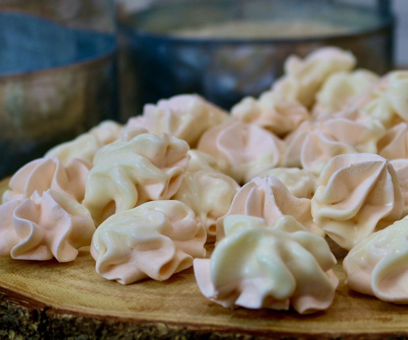 Orange Cream Meringues