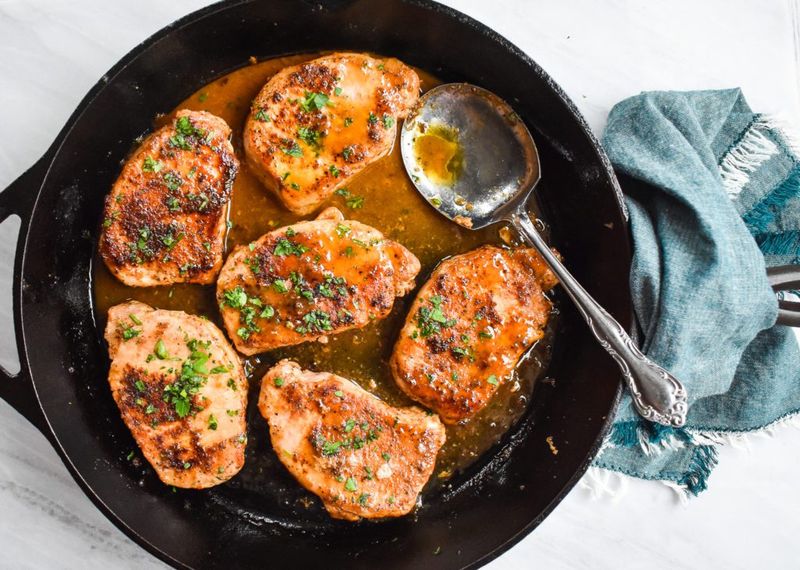 Low-FODMAP Skillet Pork Chops