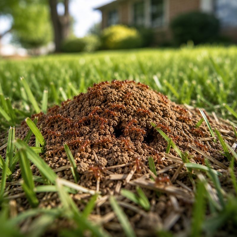A fire-ant mound is not a soil test
