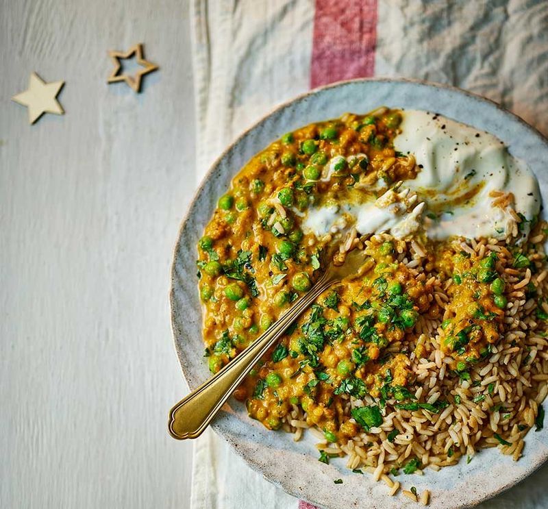 Curried Lentils With Coconut Milk