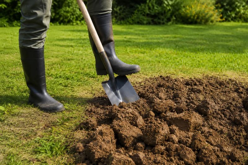 Ignoring Compacted Clay Soil and Poor Drainage