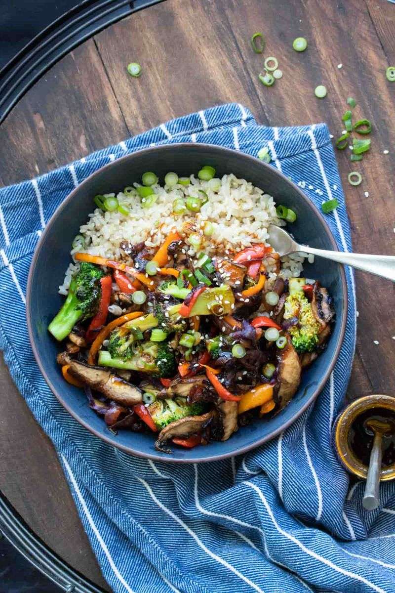 Teriyaki Veggie Bowls