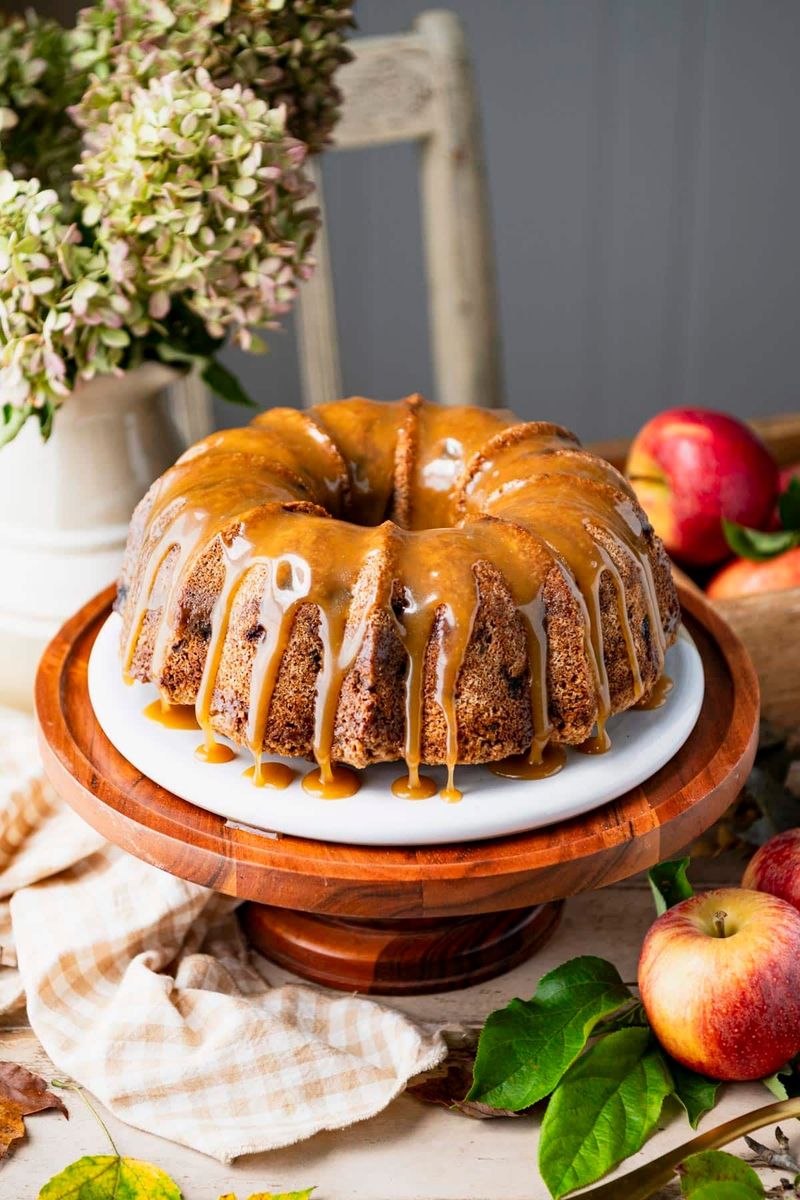 Caramel Apple Bundt Cake