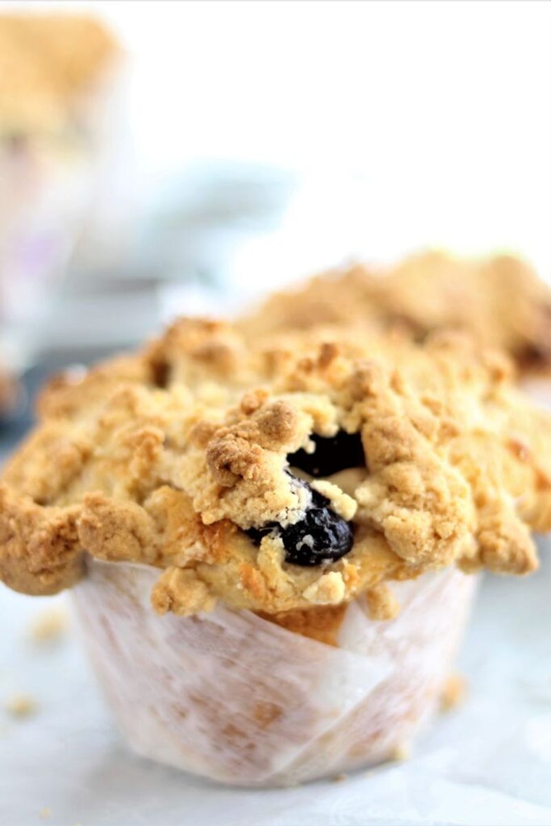 Gluten-Free Blueberry Muffins With Crunchy Top