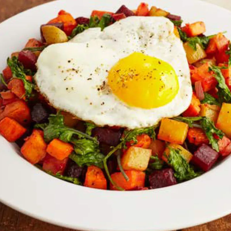 Beet And Potato Hash