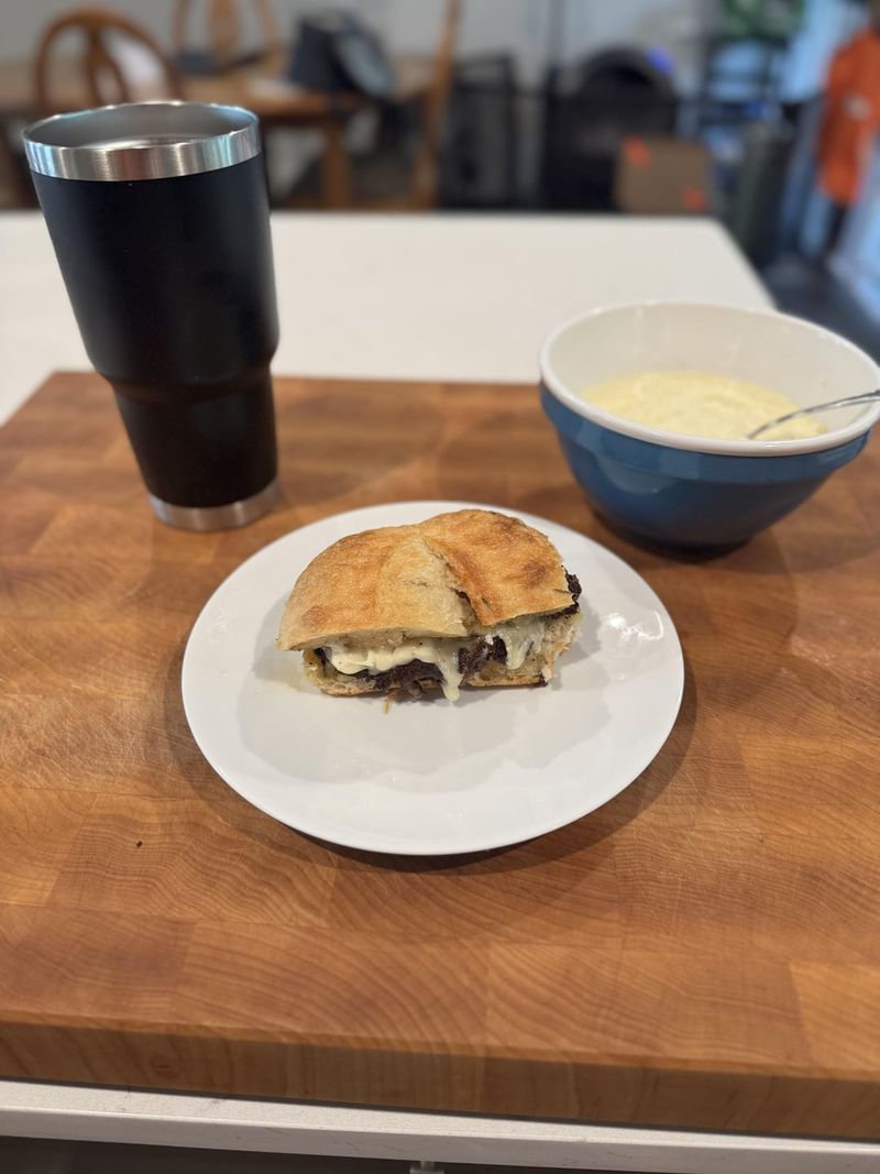 Delaware: Bacon Scrapple Sandwich