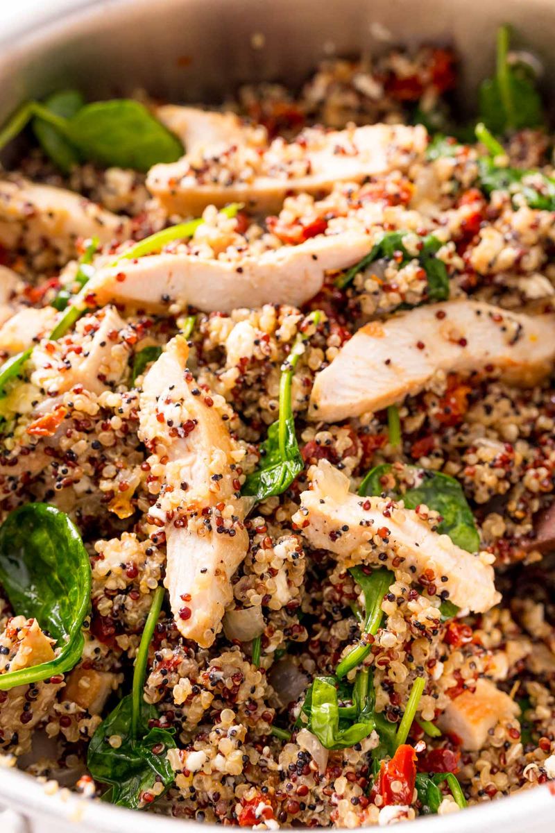 Greek Chicken Skillet with Quinoa