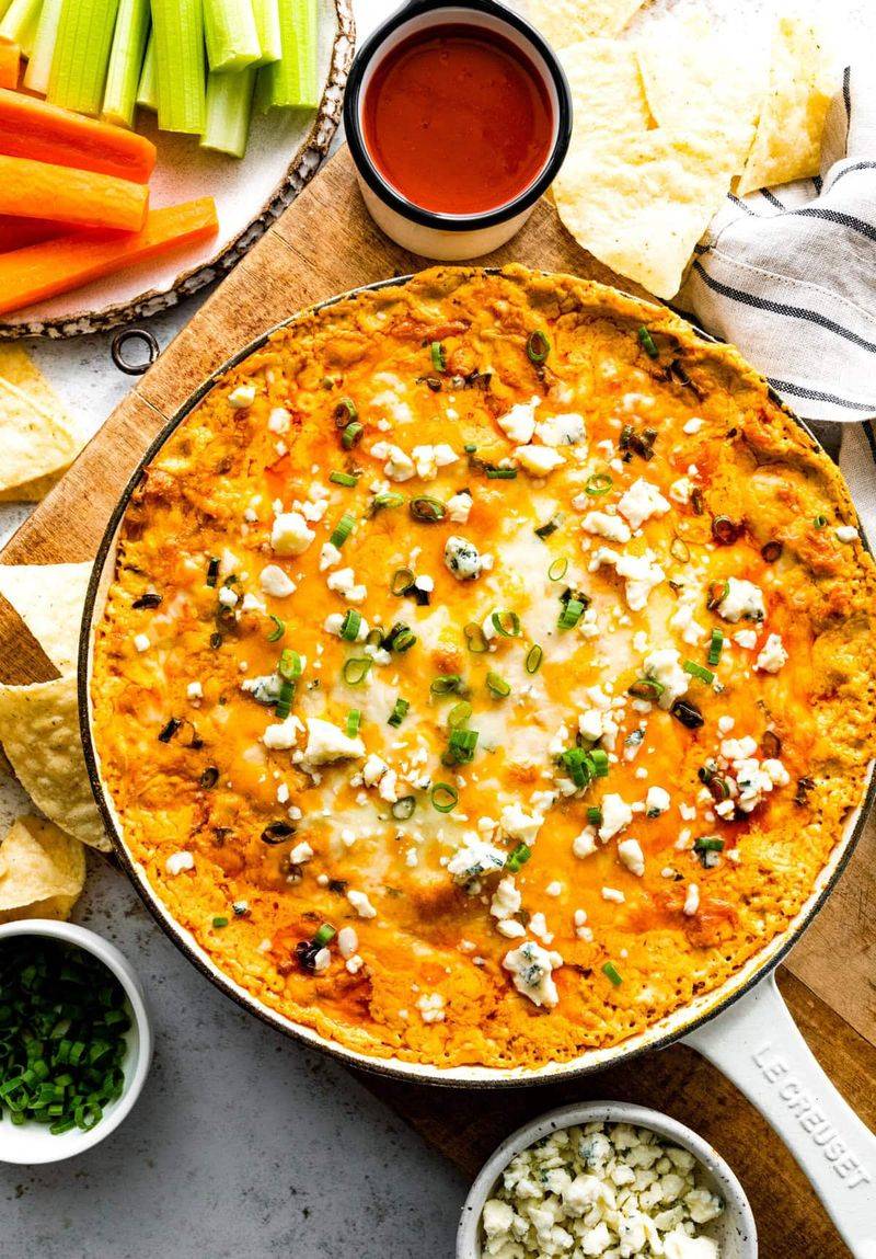 Baked Buffalo Chicken Dip