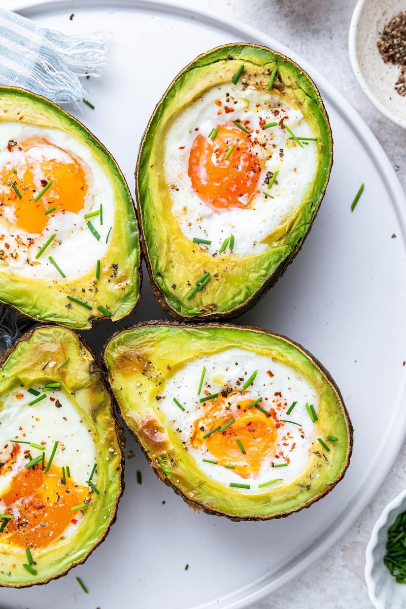 Avocado and Egg Baked Cups