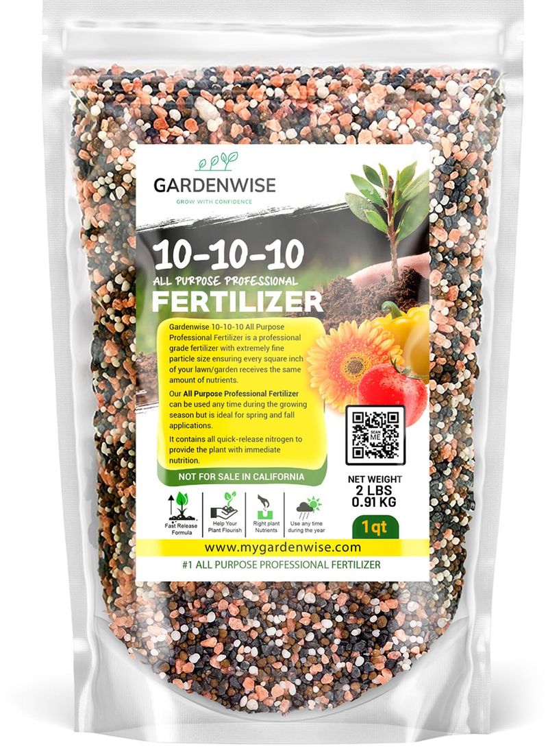 Stir in Slow-Release Granules at Planting Time