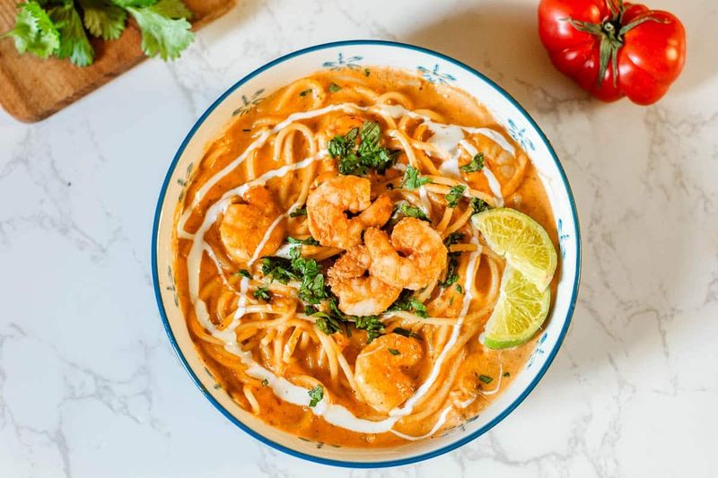 Spicy Chipotle Shrimp Pasta