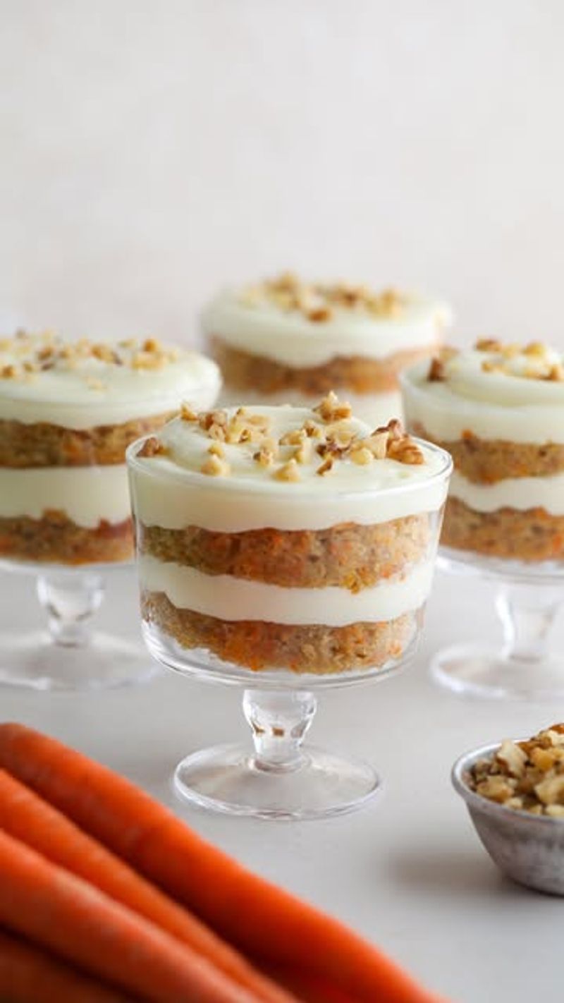 No-Bake Layered Carrot Cake Dessert