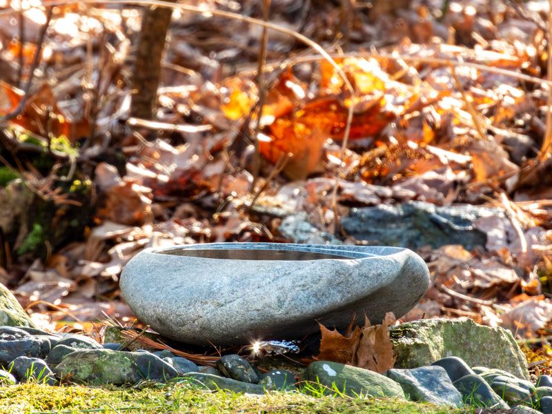 Ground-Level Stone Basin