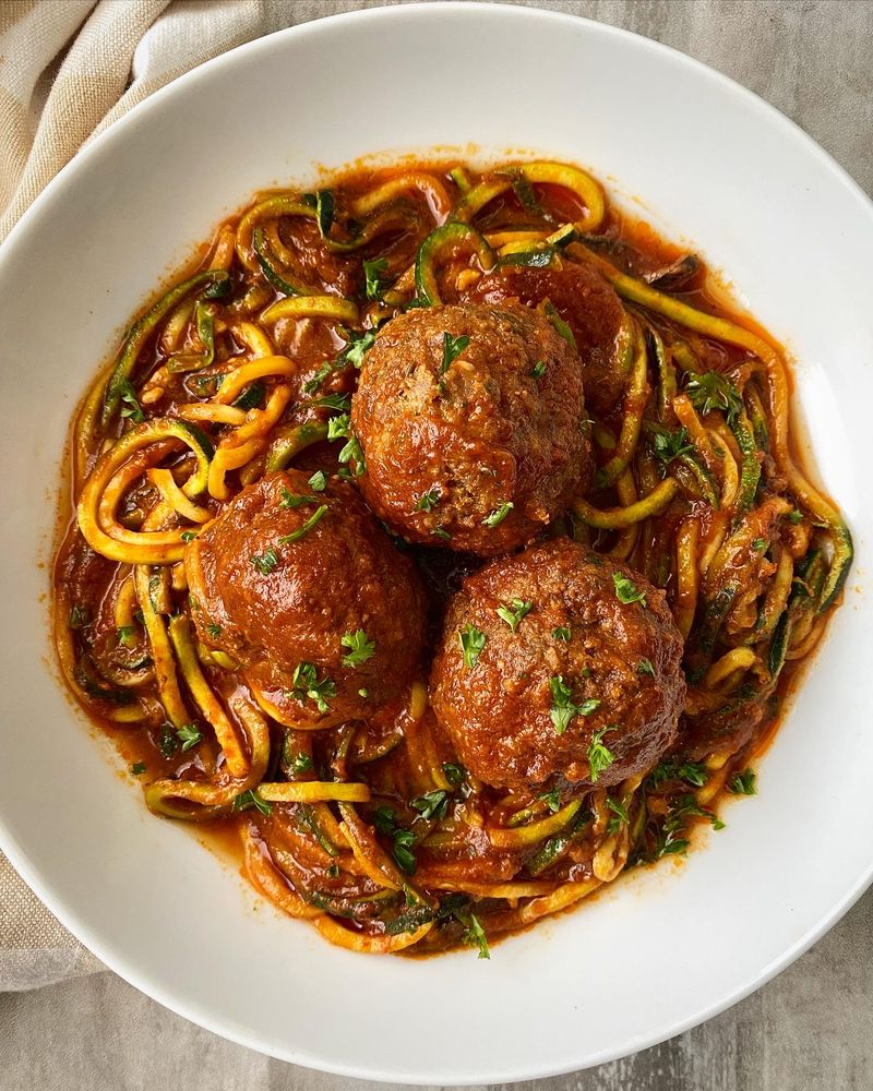Slow Cooker Meatballs In Marinara