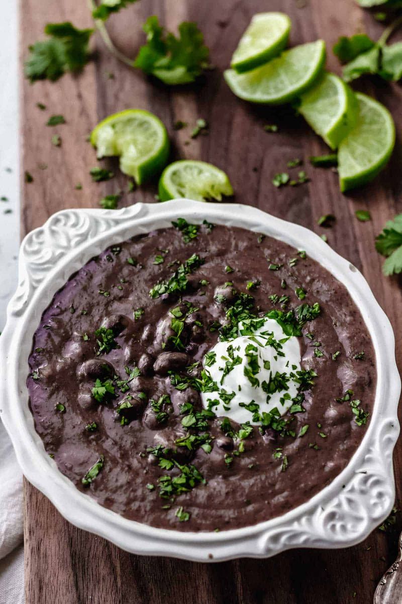 Black Bean Soup With Lime