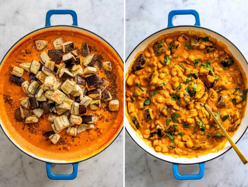 Roasted Eggplant Curry