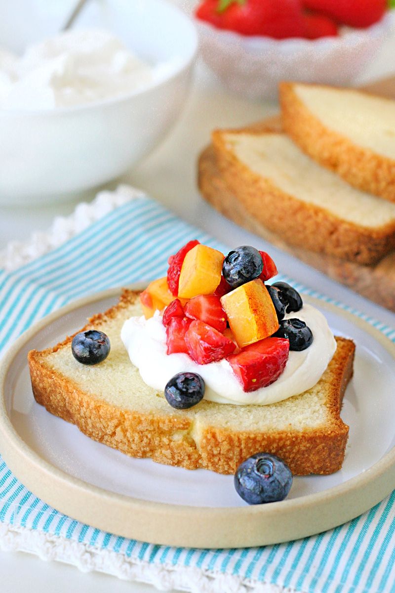 Pound Cake Slices