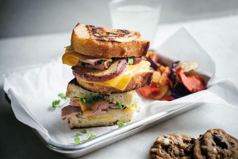 Idaho – Loaded Potato Grilled Cheese with Cheddar