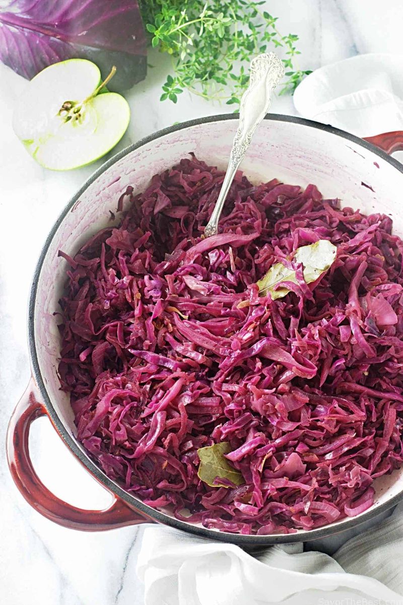 Braised German Red Cabbage (Rotkohl)