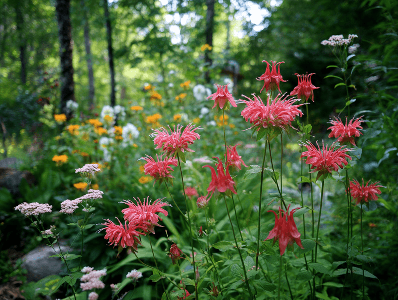 Joe Pye Weed and Bee Balm