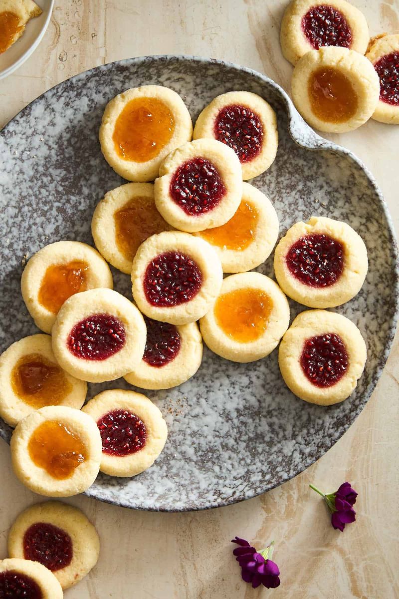 Thumbprint Jam Cookies