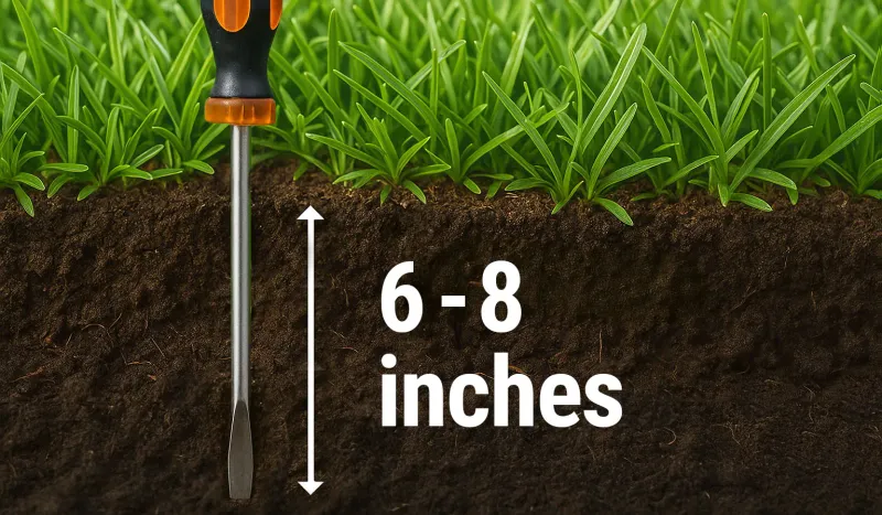 Check established turf before you water
