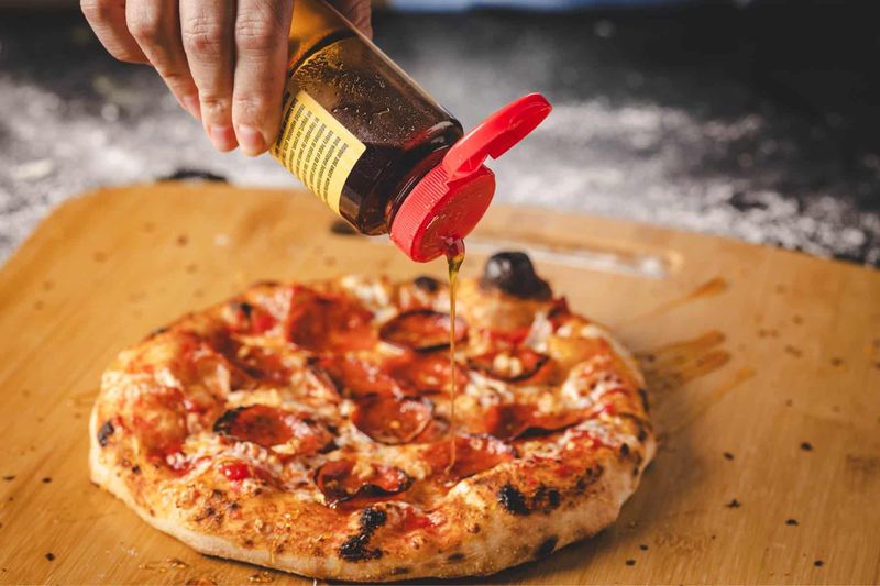 Spicy Pepperoni And Hot Honey