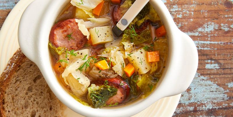 Salt Pork, Cabbage, and Potato Boil