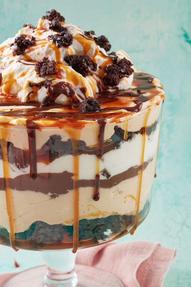 Chocolate Ganache Brownie Trifle