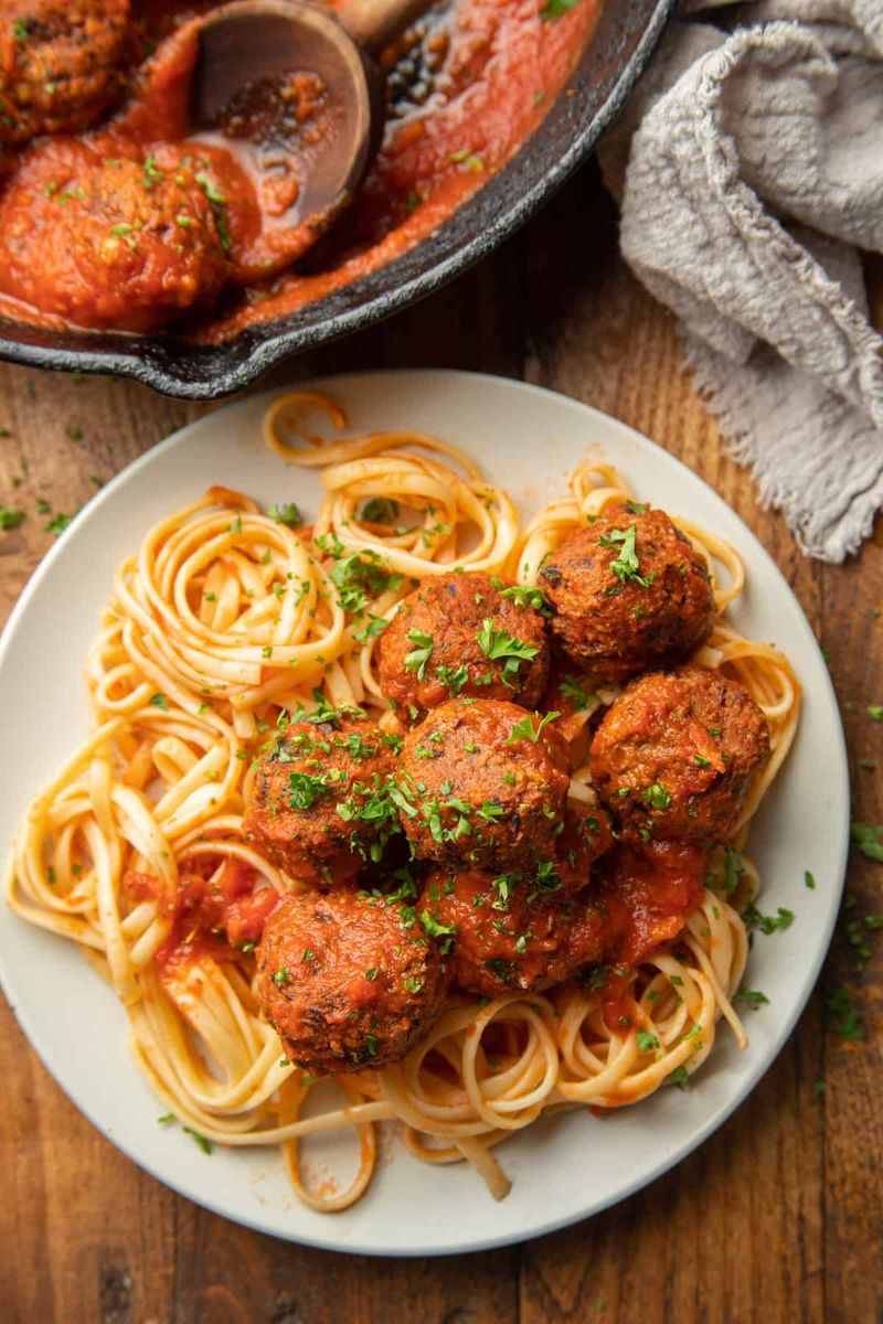 Plant-Based Spaghetti and Meatballs