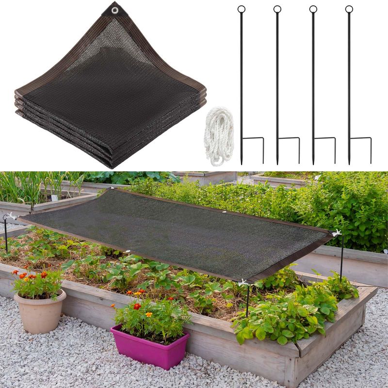 Provide Temporary Afternoon Shade For Roses