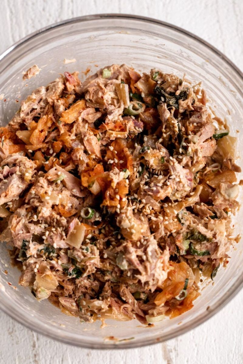 Kimchi tuna salad