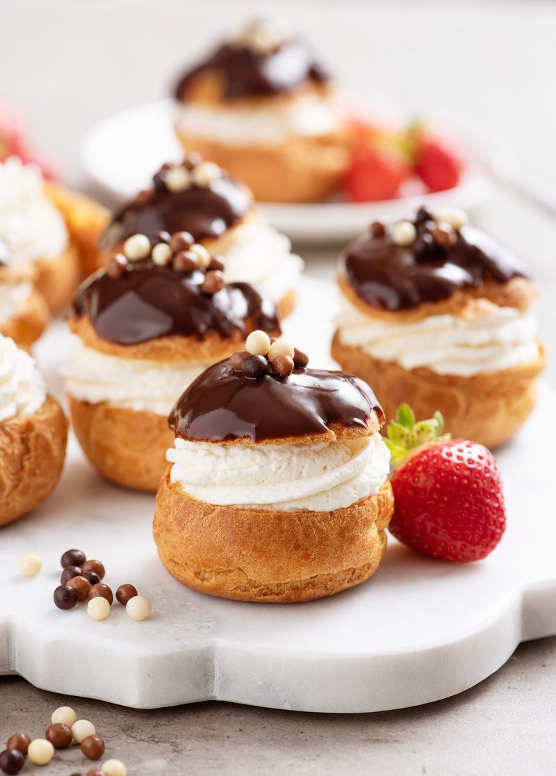 Choux Pastry For Cream Puffs