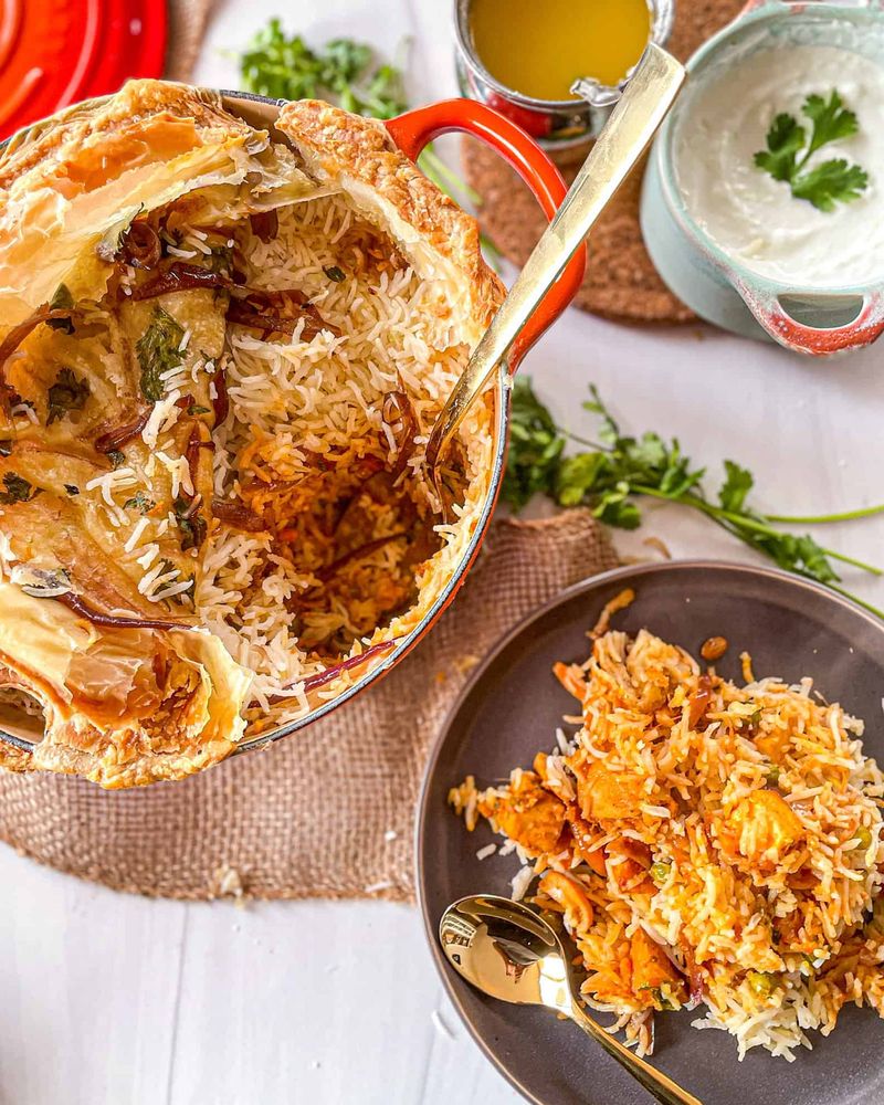 Veggie Biryani-Inspired Bake