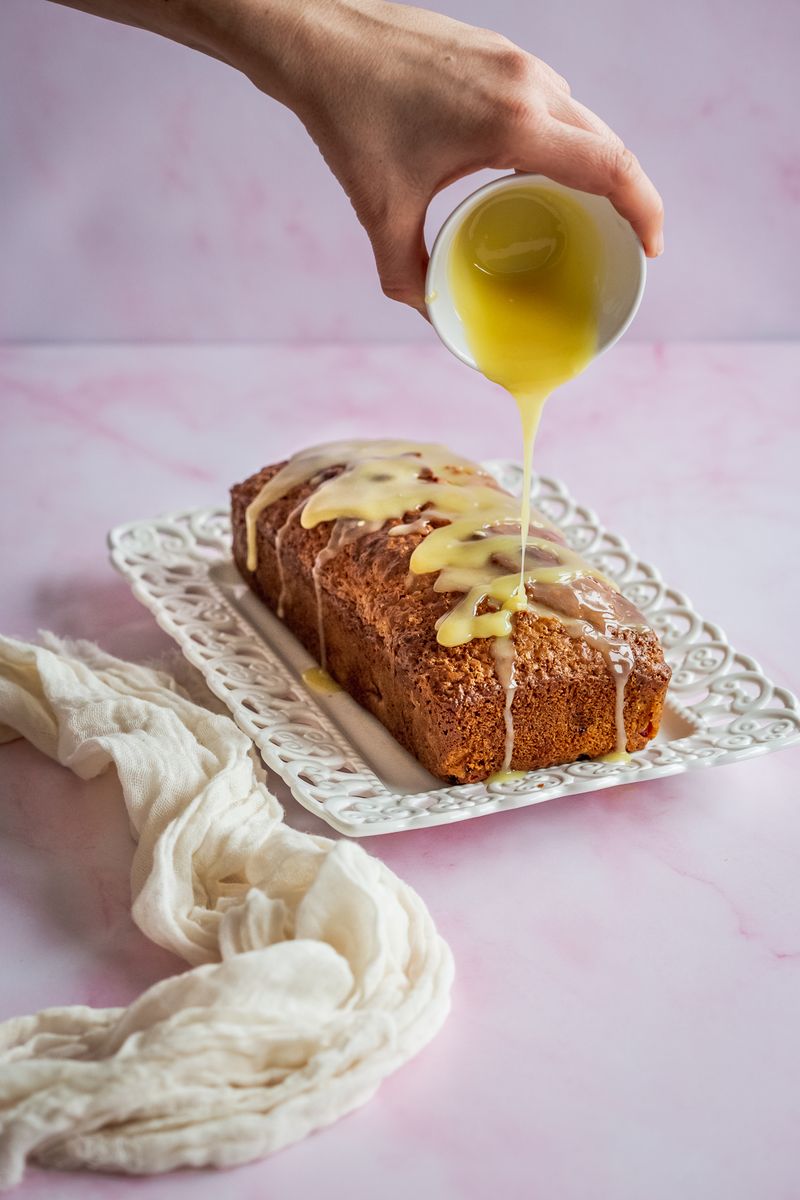 Lemon White Chocolate Loaf Cake