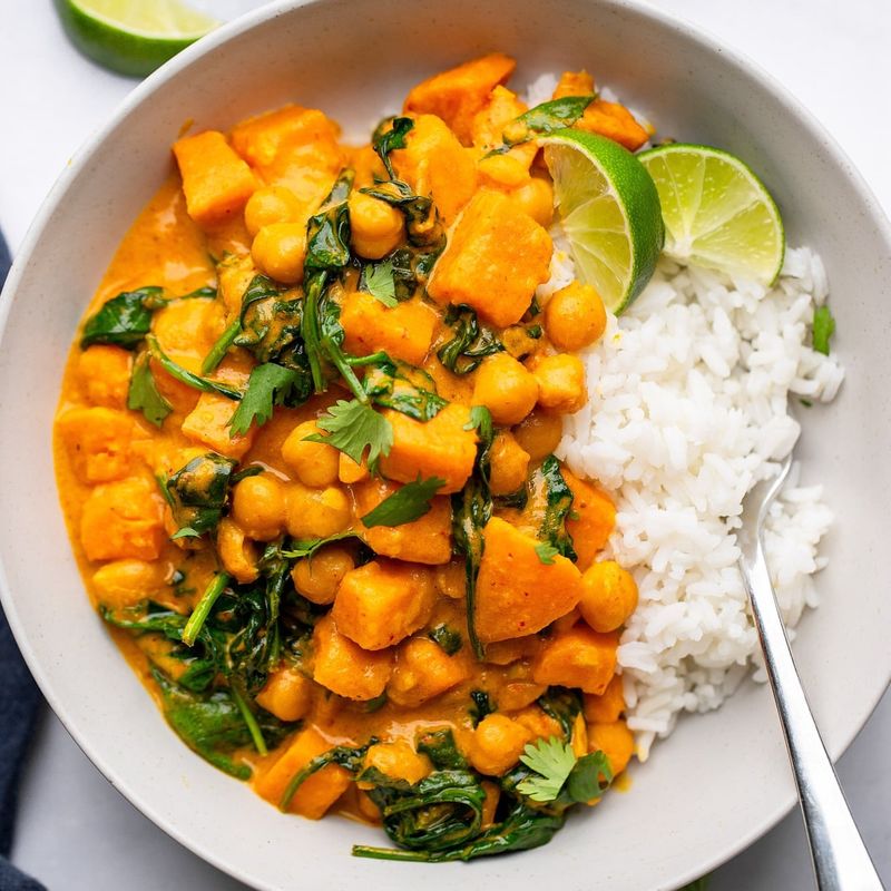 Vegetable Curry with Chickpeas