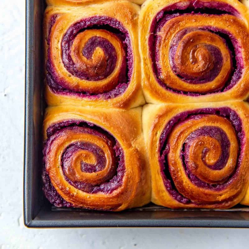 Ube Bread Rolls