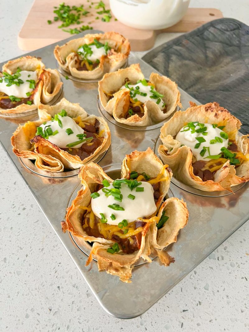 Baked Tortilla Cups