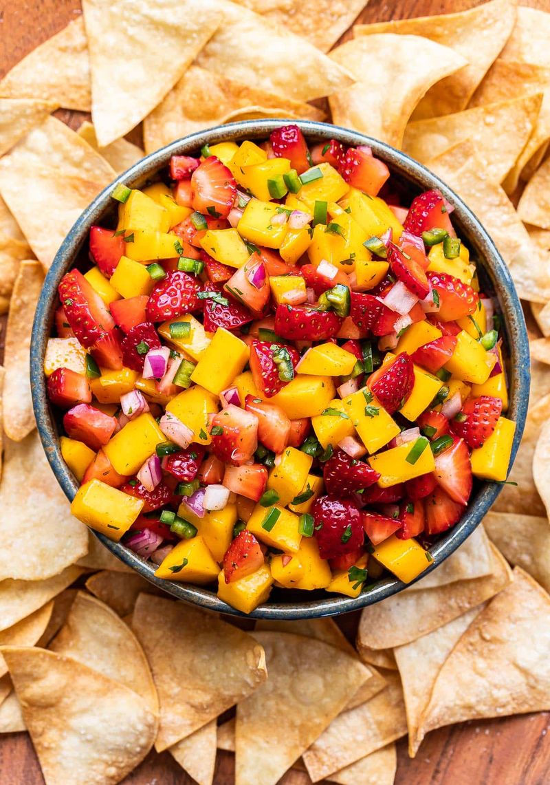 Layer in Fresh and Fruity Salsas