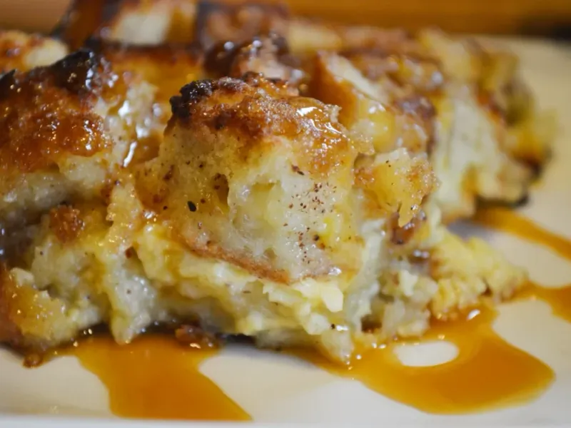Bread Pudding With Bourbon Sauce