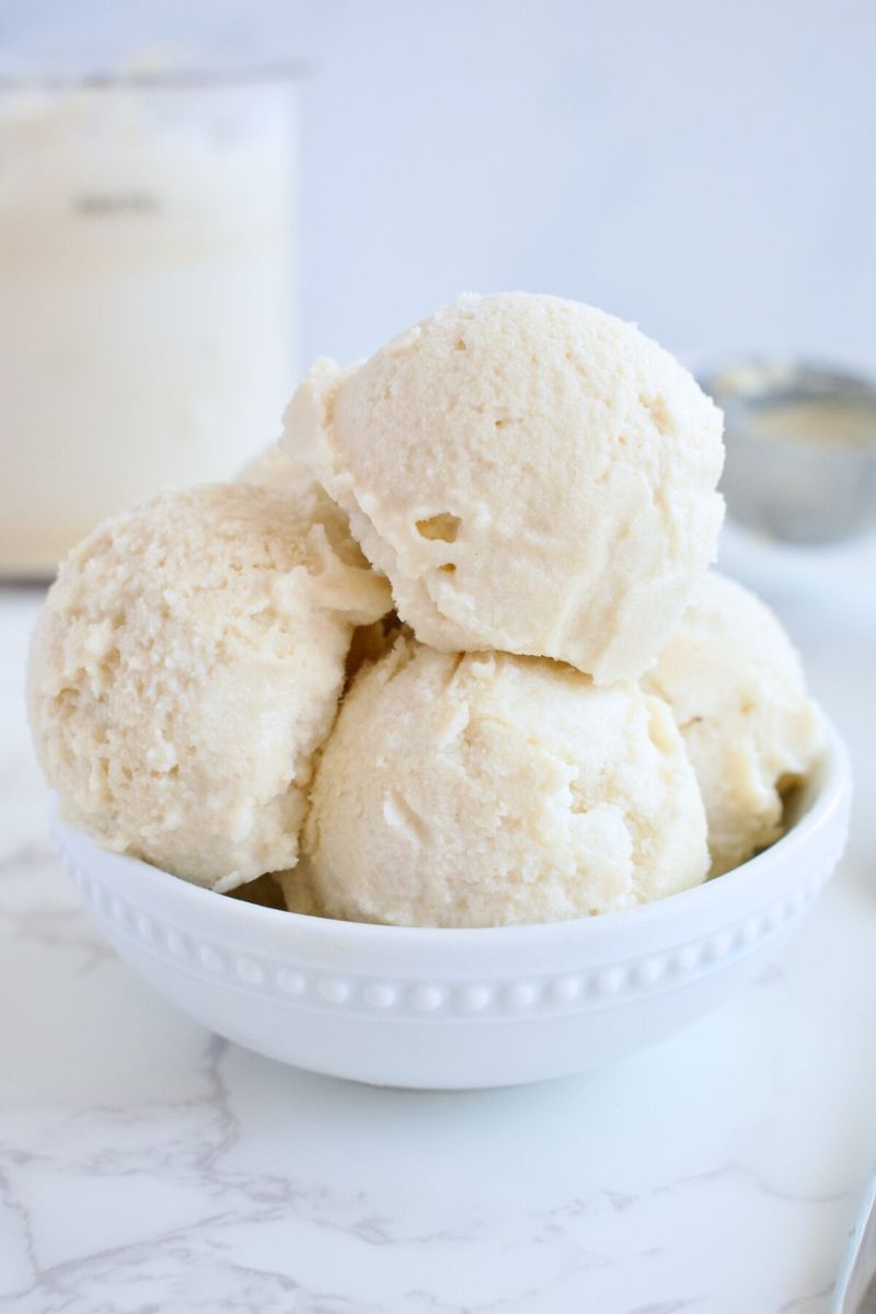 High Protein Vanilla Ice Cream (Vegan)