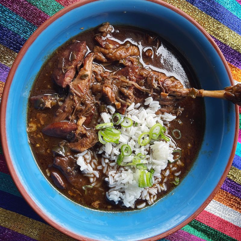 Duck and Andouille Gumbo